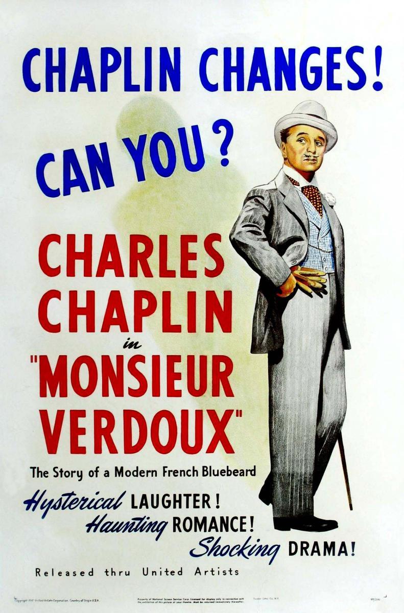 MONSIEUR VERDOUX - CHAPLIN